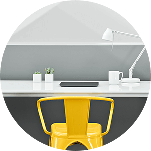 basic desk and chair